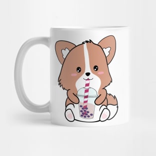 Boba Corgi Mug